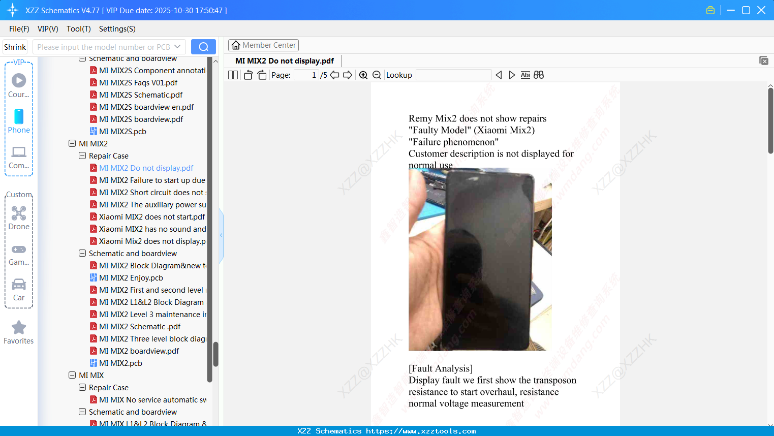 Xiaomi MI MIX2 Do Not Display